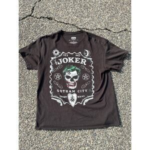 DC Comics Gotham City Joker Ouija Green Hair Crazy Sane Batman T-Shirt Large